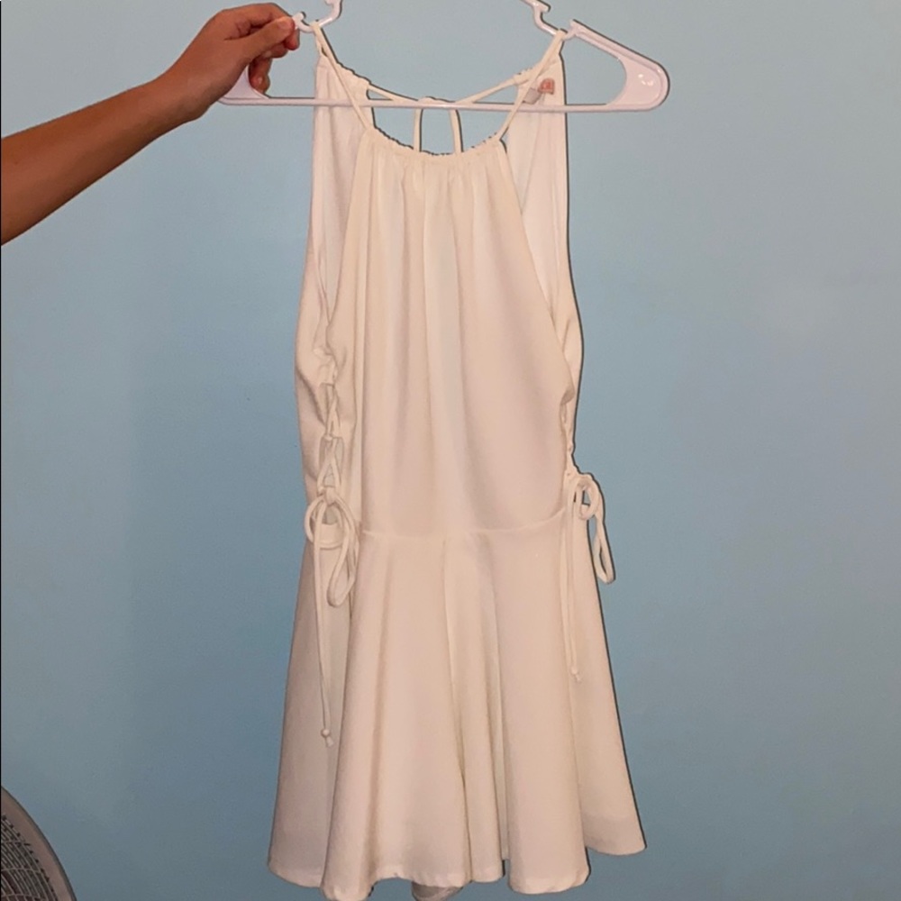 a white romper